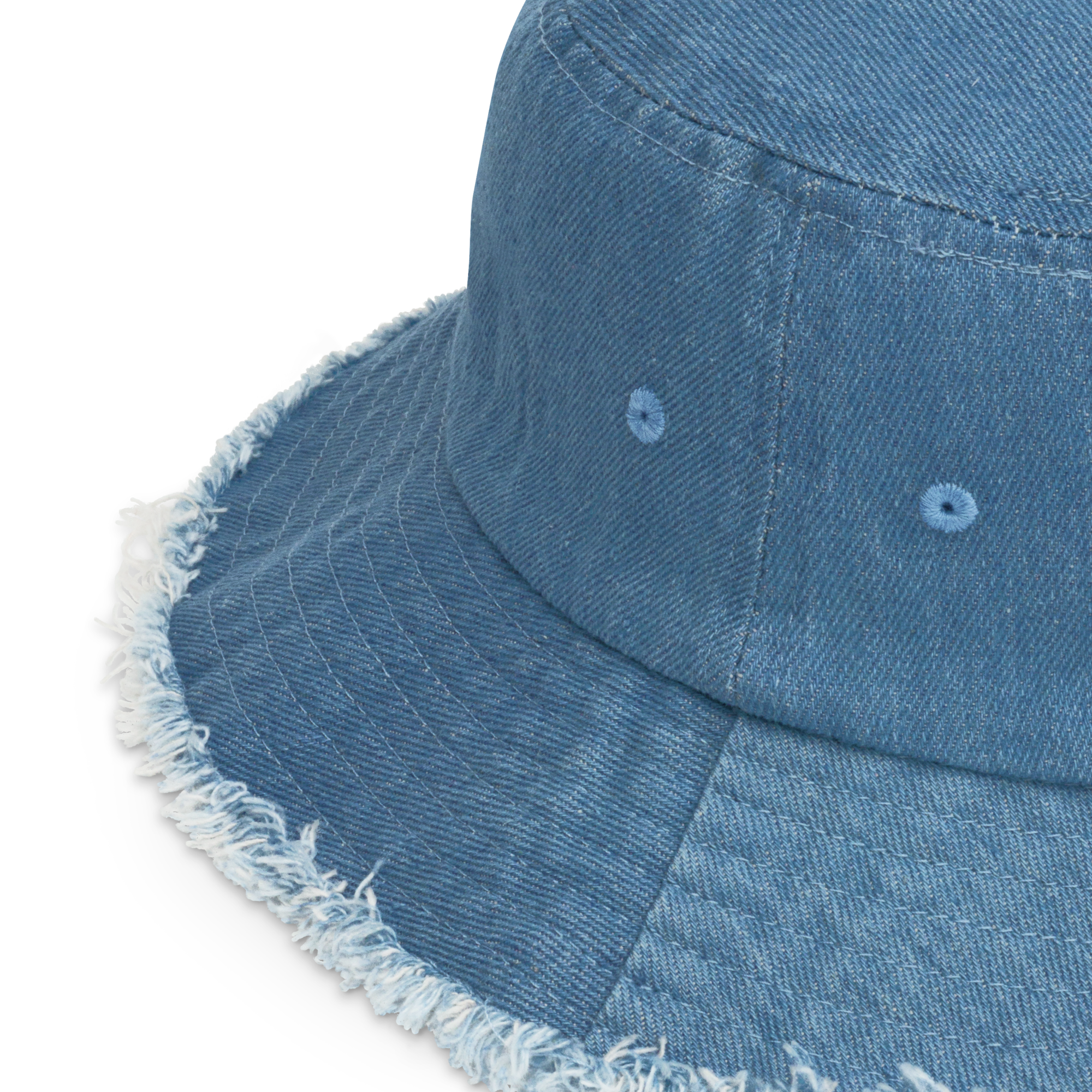 Tommy Jeans flag logo denim bucket hat in dark wash | ASOS
